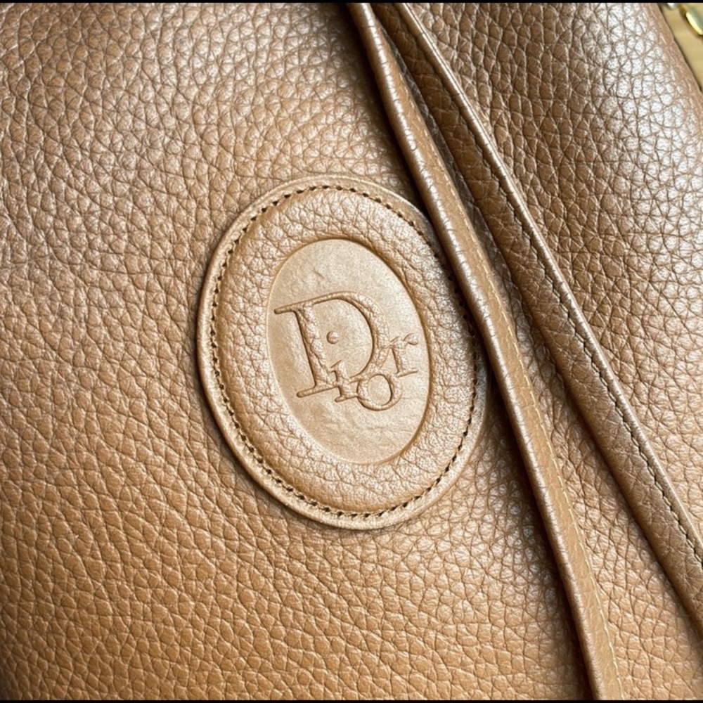 Vintage Christian Dior brown bucket bag - Picture 3 of 12